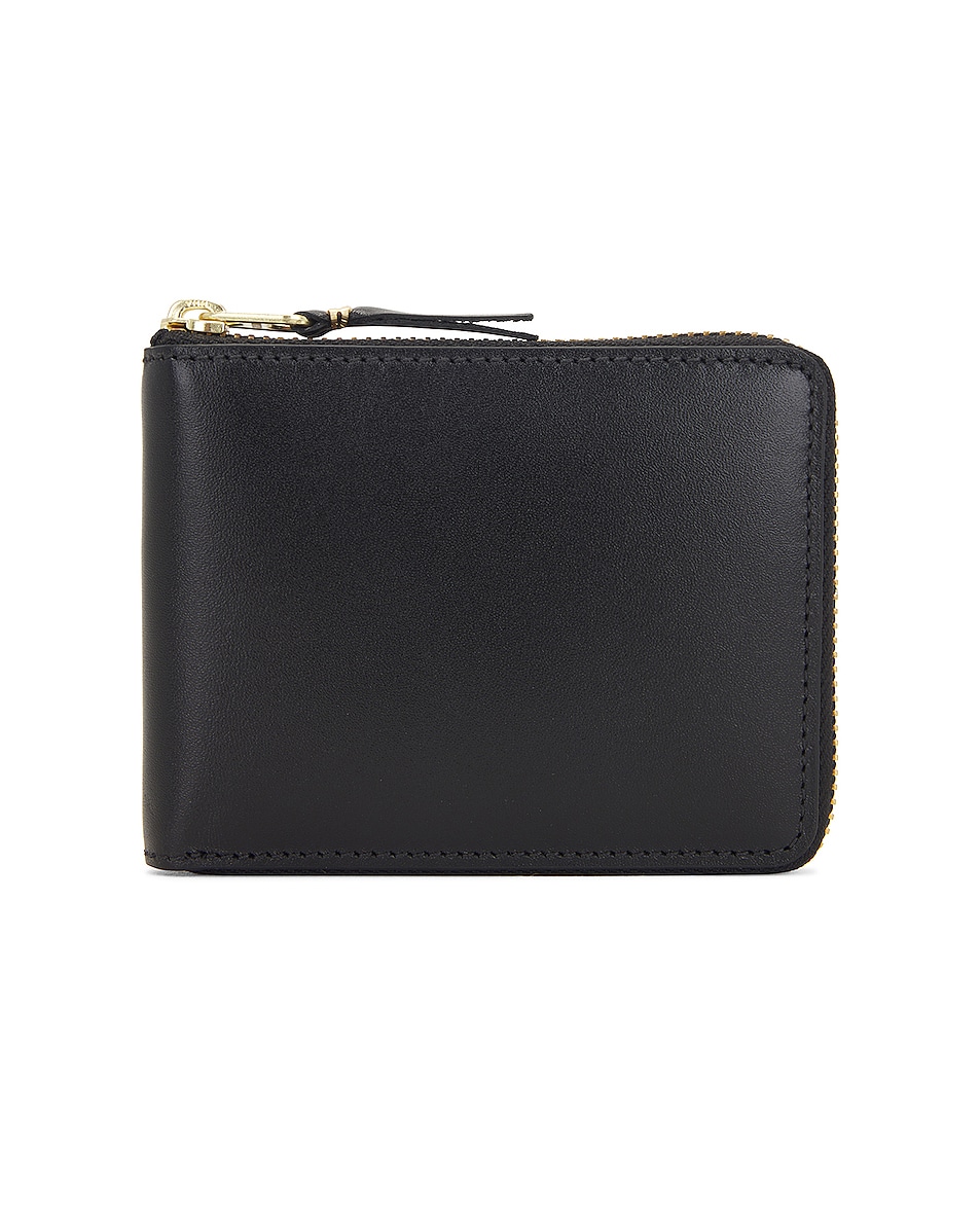 Image 1 of COMME des GARCONS Classic Leather Zip Wallet in Black