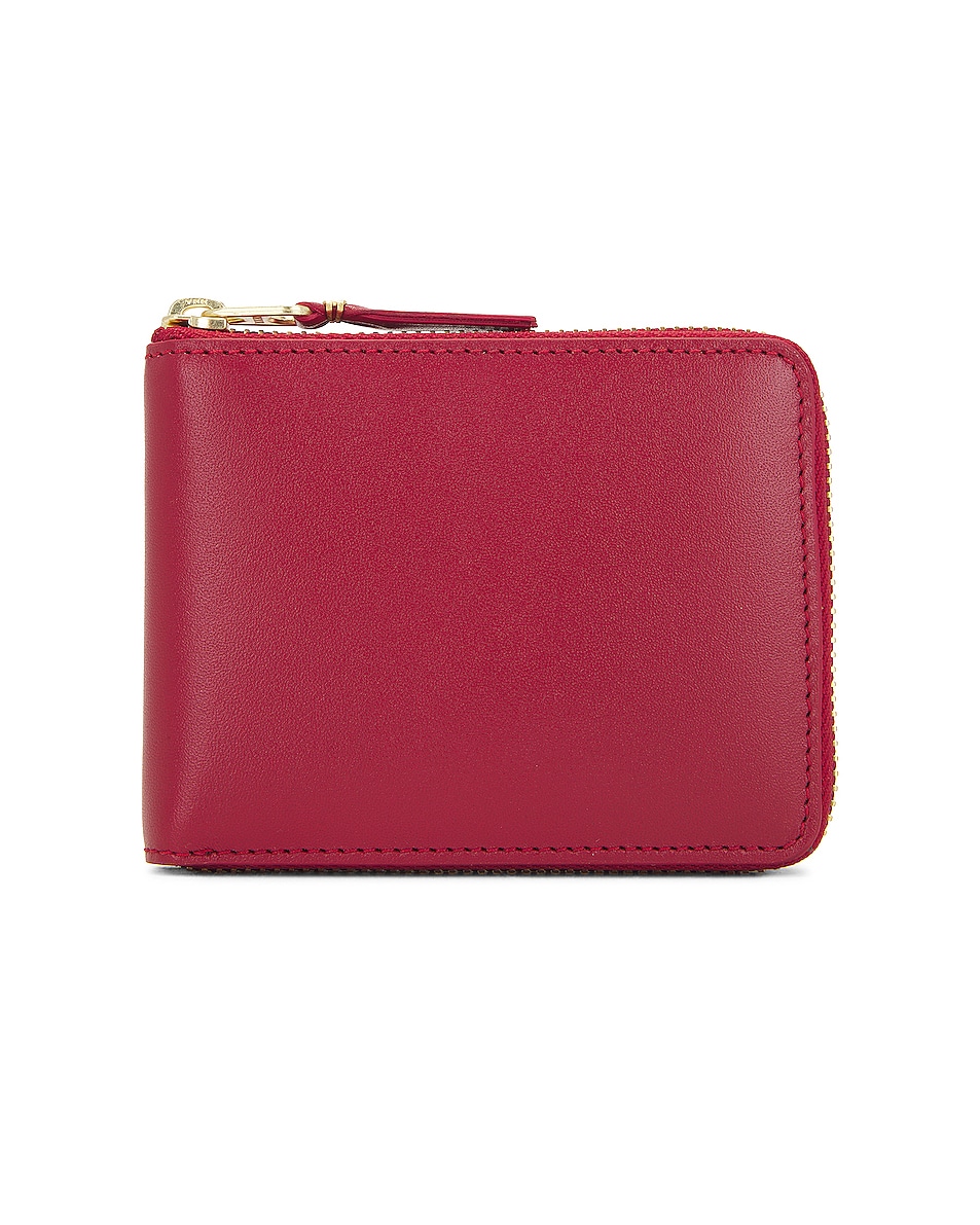 Image 1 of COMME des GARCONS Classic Leather Zip Wallet in Red