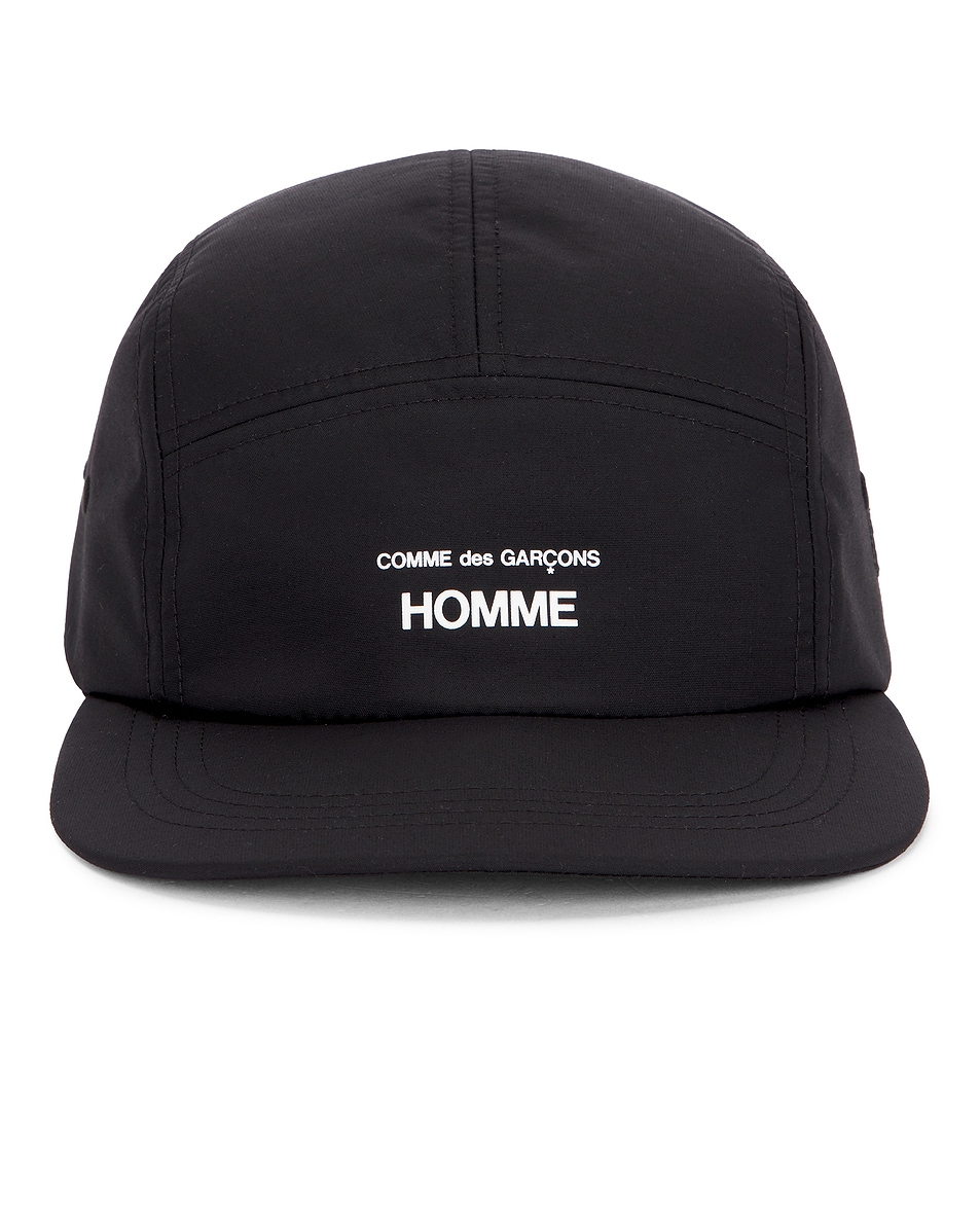 Image 1 of COMME des GARCONS HOMME Nylon Weather Cap in Black