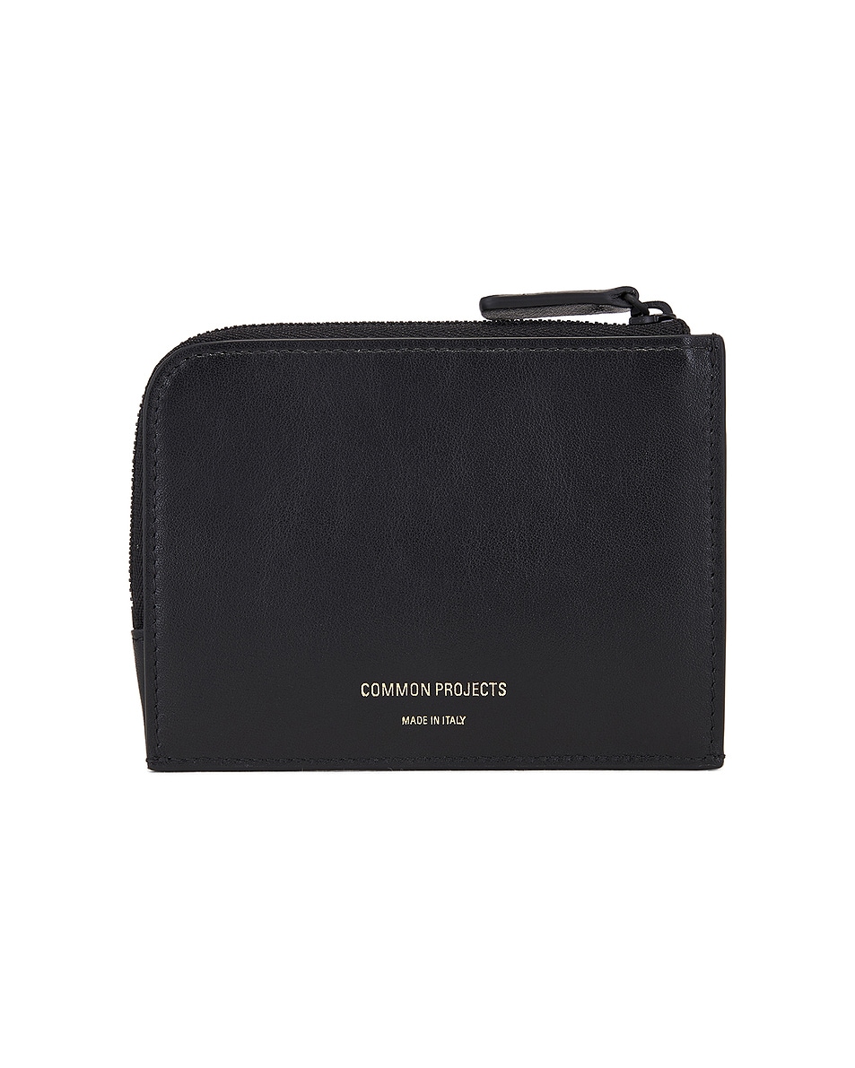 Image 1 of Common Projects Zipper Wallet in Black