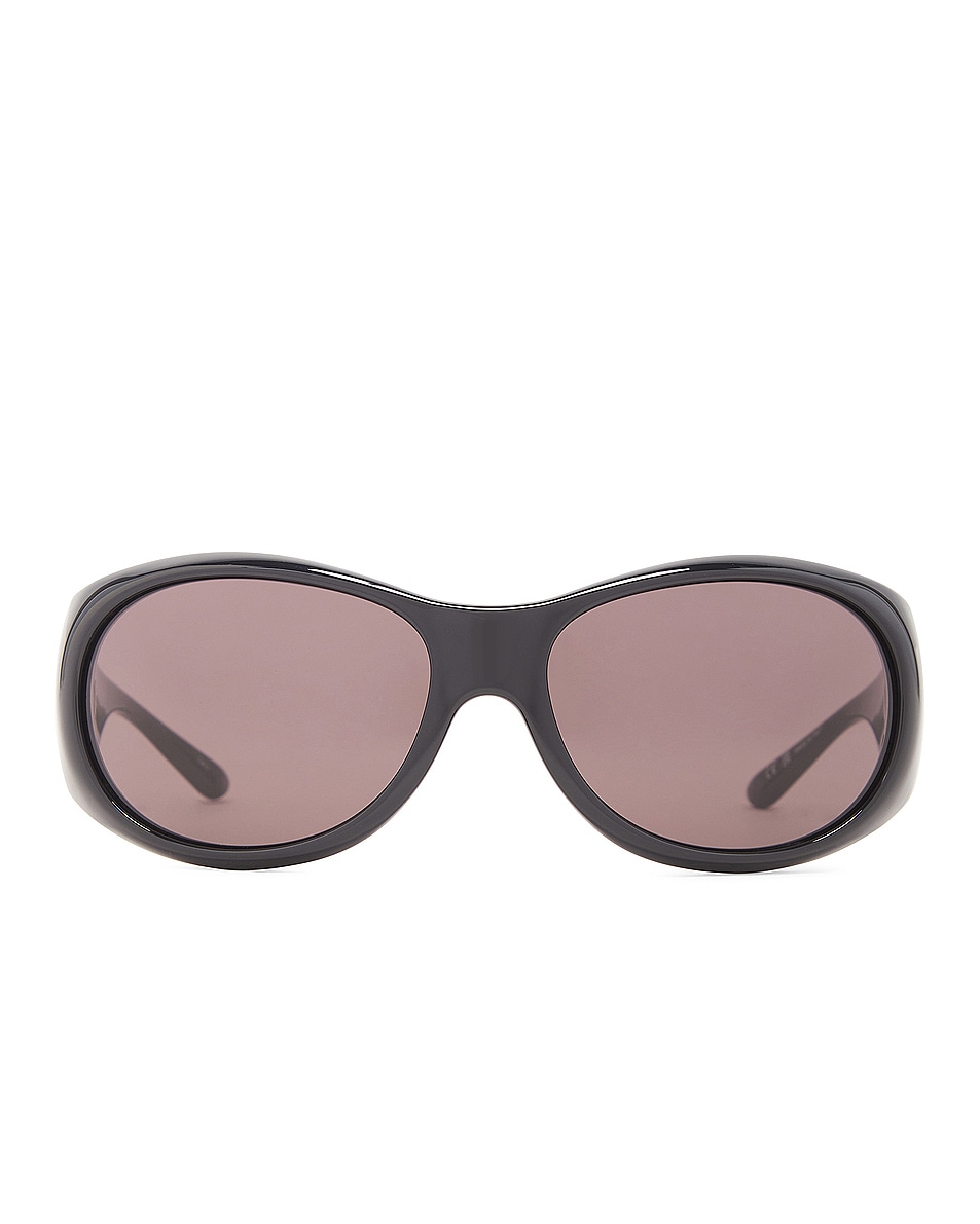 Image 1 of Courreges Hybrid 01 Sunglasses in Black