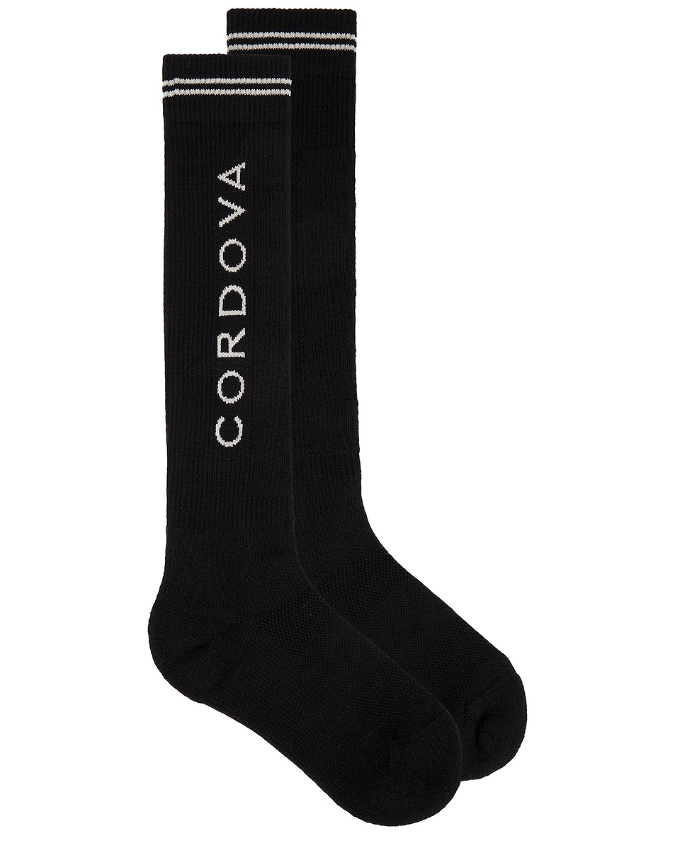 Image 1 of CORDOVA Ski Sock in Onyx