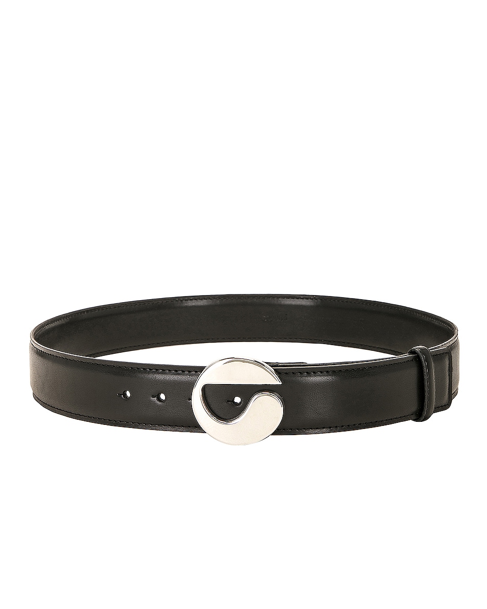 Image 1 of Coperni Coperni Logo Leather Belt in Black