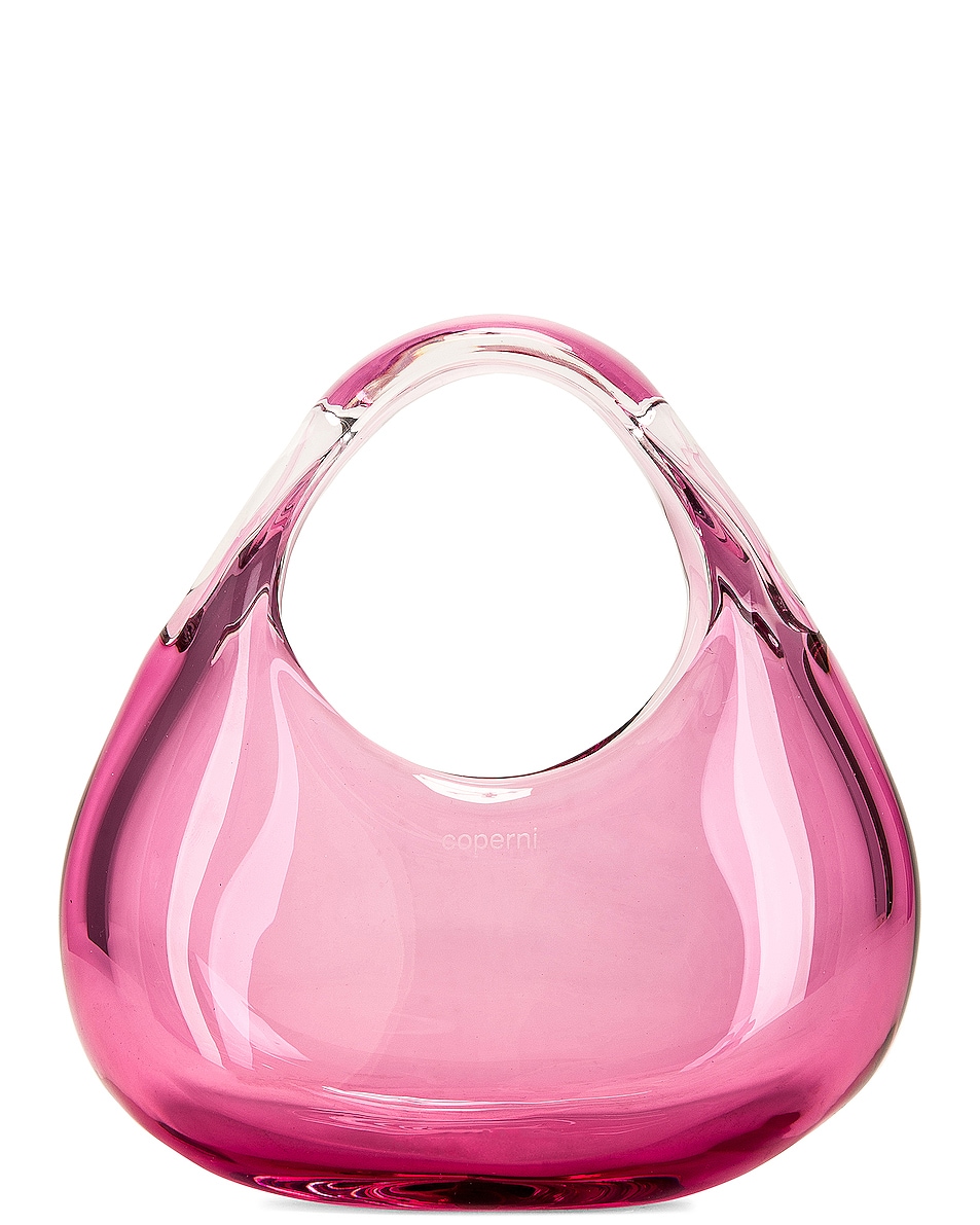 Image 1 of Coperni Glass Mini Swipe Bag in Pink