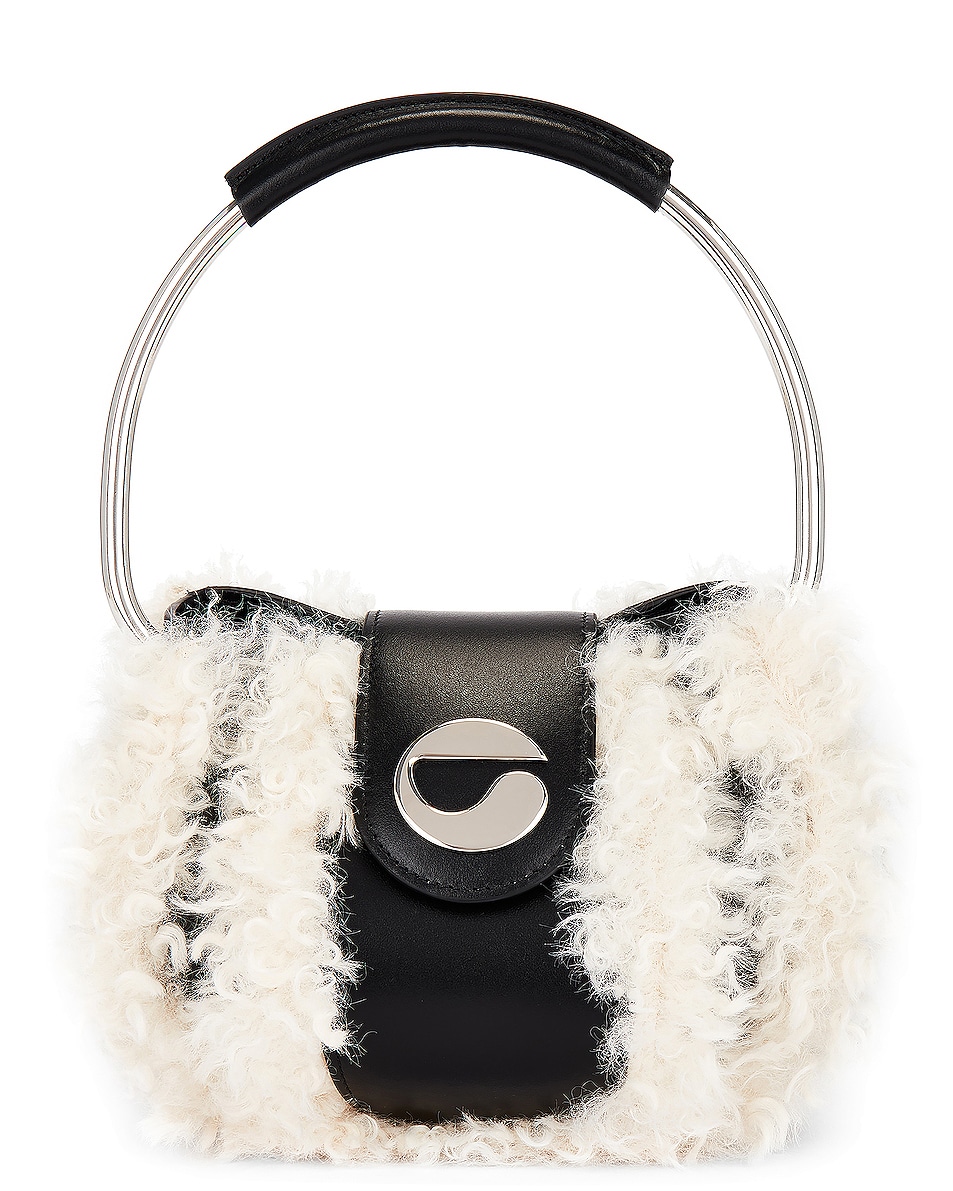 Image 1 of Coperni Ring Pouch in Black & Off White