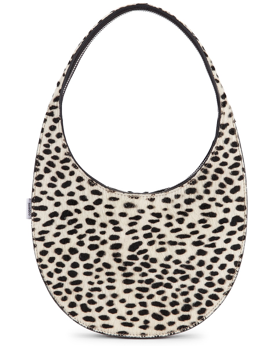 Image 1 of Coperni Soft Swipe Bag in White & Black Print