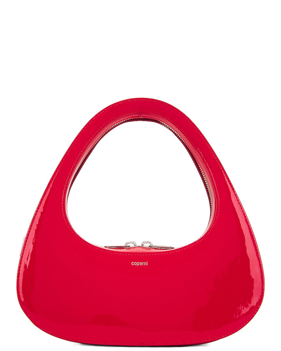 Image 1 of Coperni Baguette Swipe Bag in Lipstick Red
