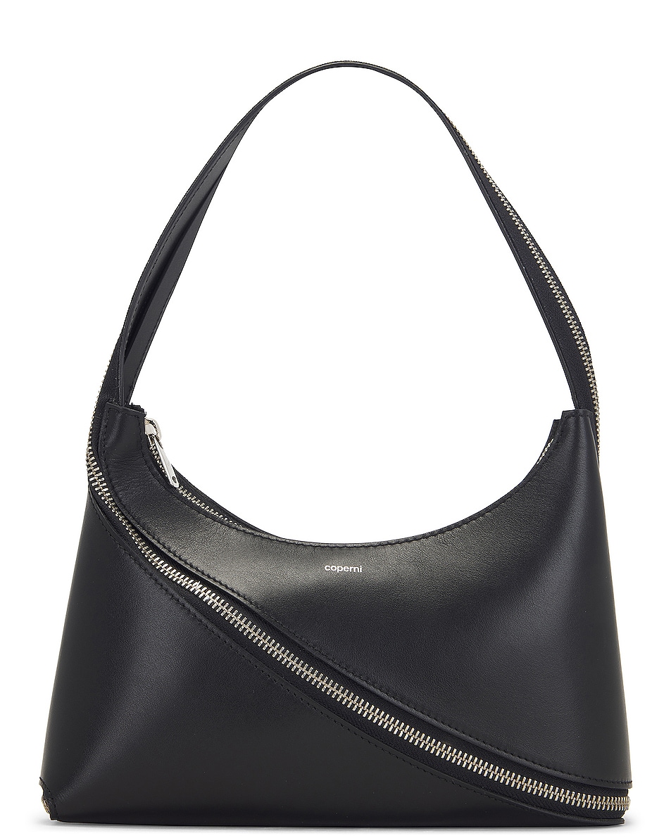 Image 1 of Coperni Zip Baguette Bag in Black