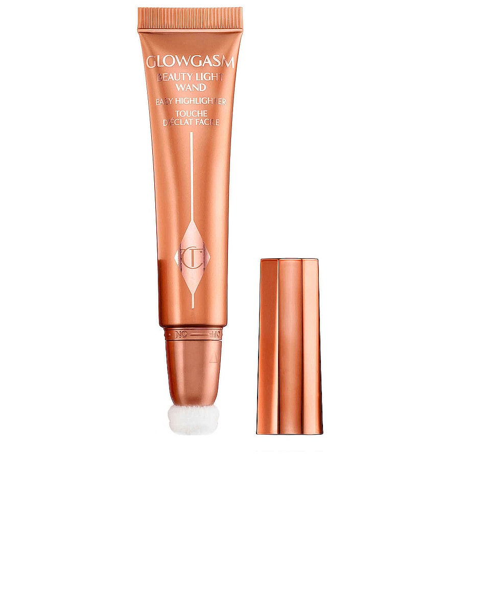 Image 1 of Charlotte Tilbury Glowgasm Beauty Light Wand Highlighter in Peachgasm