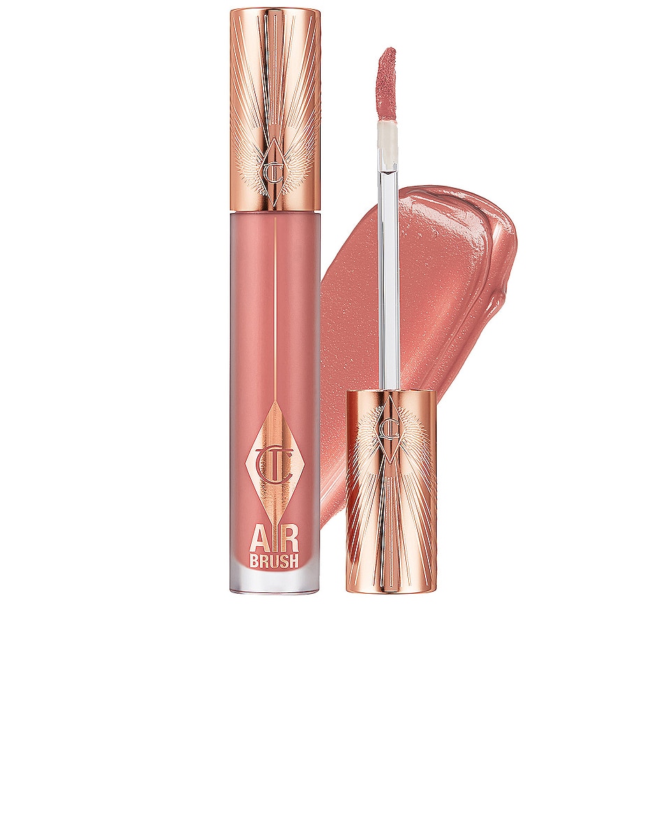 Image 1 of Charlotte Tilbury Airbrush Flawless Lip Blur in Pillow Talk Blur