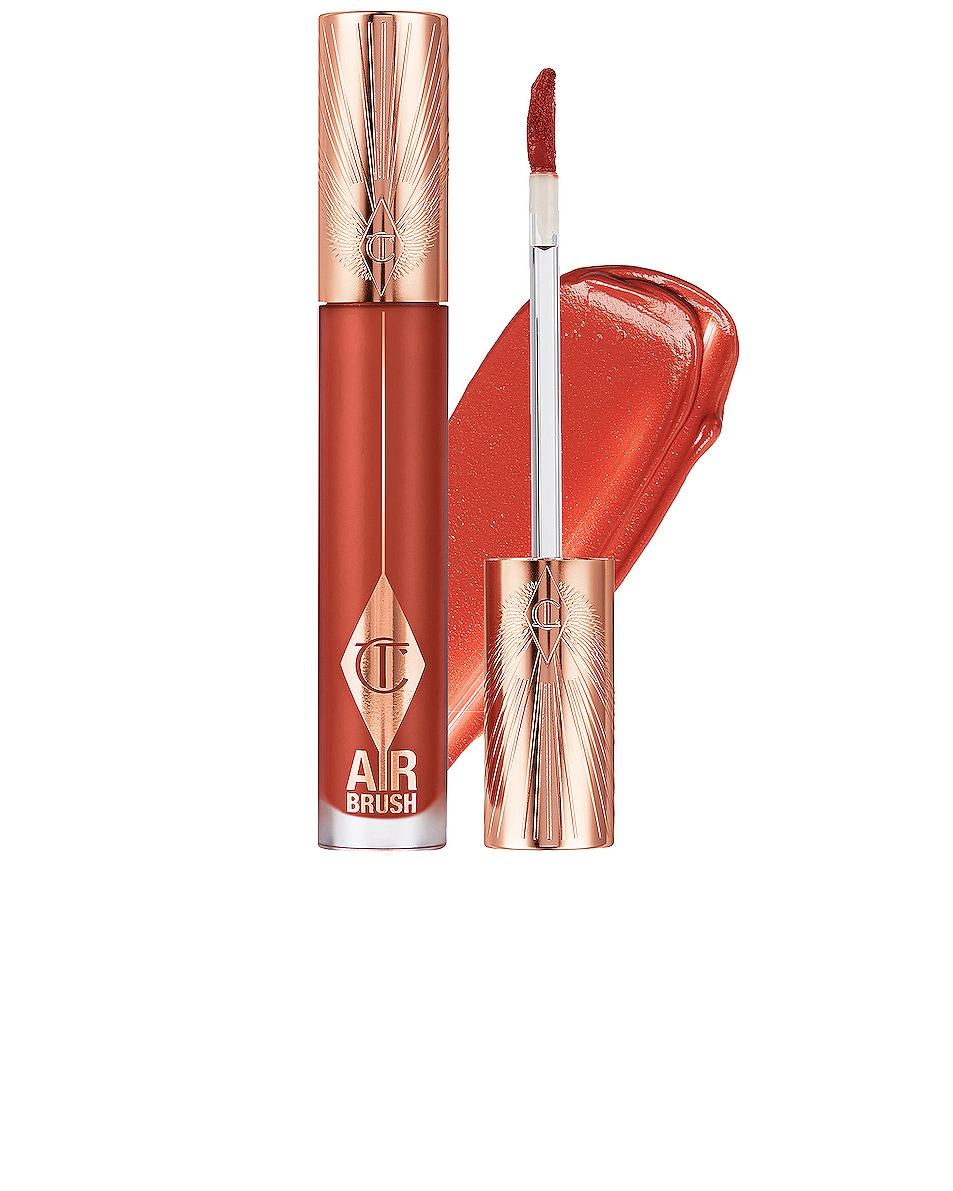 Image 1 of Charlotte Tilbury Airbrush Flawless Lip Blur in Flame Blur