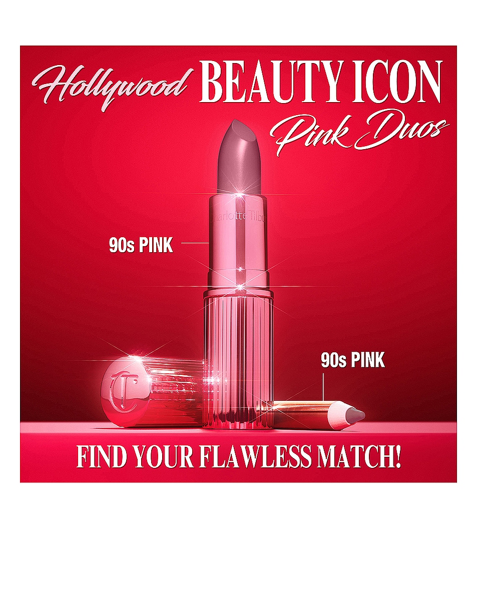 Image 8 of Charlotte Tilbury K.I.S.S.I.N.G Lipstick in 90's Pink