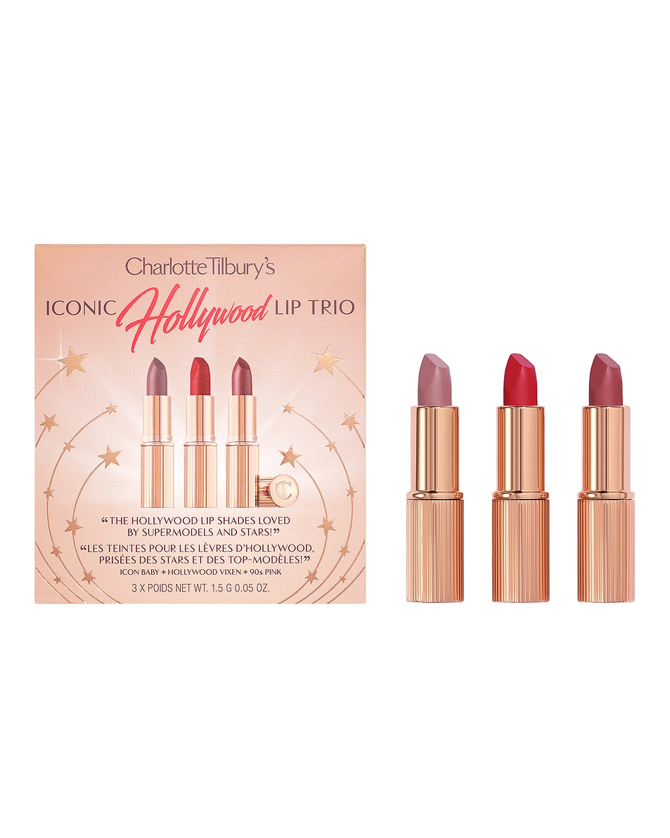 Image 1 of Charlotte Tilbury Charlotte's Iconic Hollywood Lip Trio in 