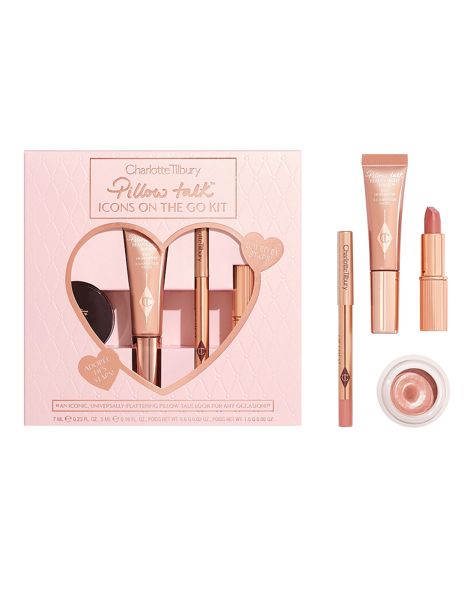 Image 1 of Charlotte Tilbury Pillow Talk Icons On The Go Kit in 