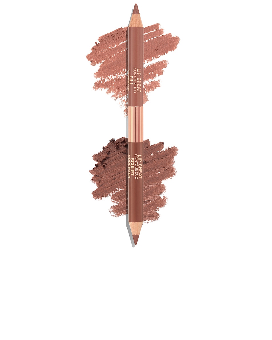 Image 1 of Charlotte Tilbury Supernudes Lip Cheat Duo in Medium