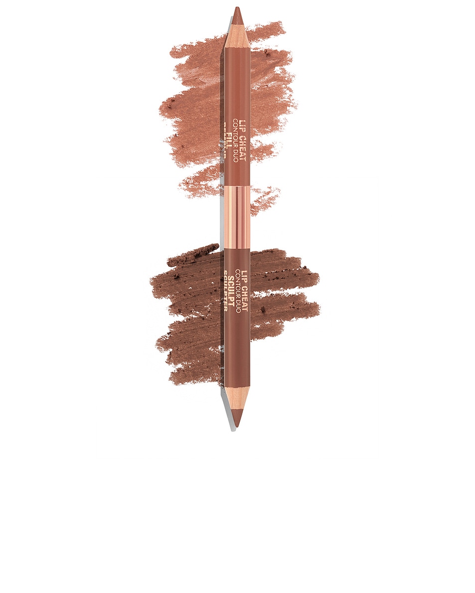 Image 1 of Charlotte Tilbury Supernudes Lip Cheat Duo in Tan