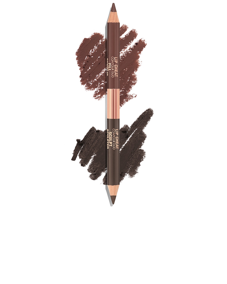 Image 1 of Charlotte Tilbury Supernudes Lip Cheat Duo in Deep