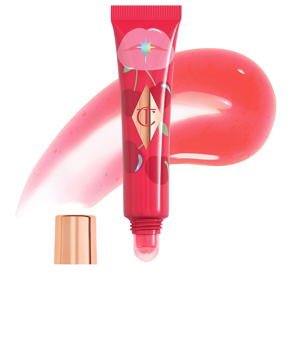 Image 1 of Charlotte Tilbury Unreal Lips Healthy Glow Nectar Oil in Cherry Glaze