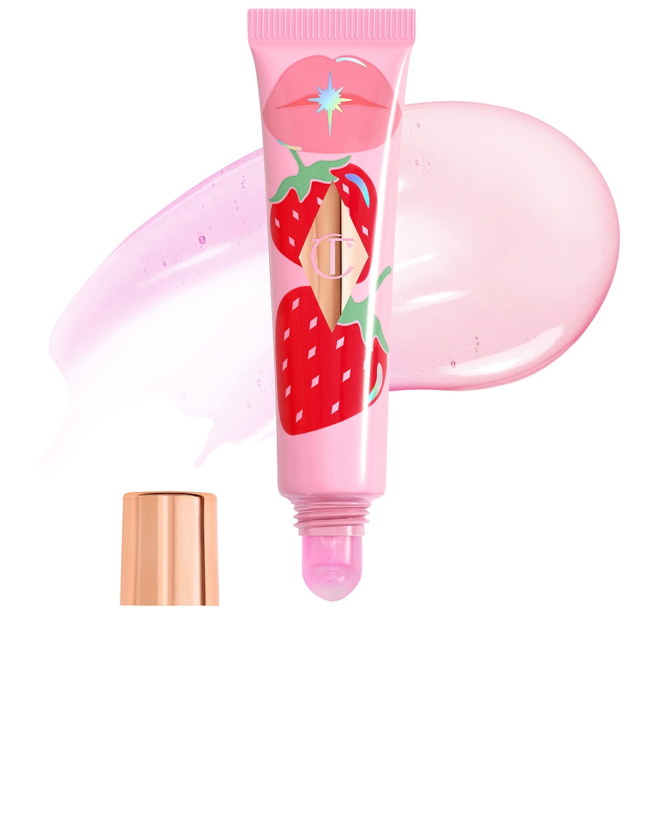 Image 1 of Charlotte Tilbury Unreal Lips Healthy Glow Nectar Oil in Strawberry Vanilla