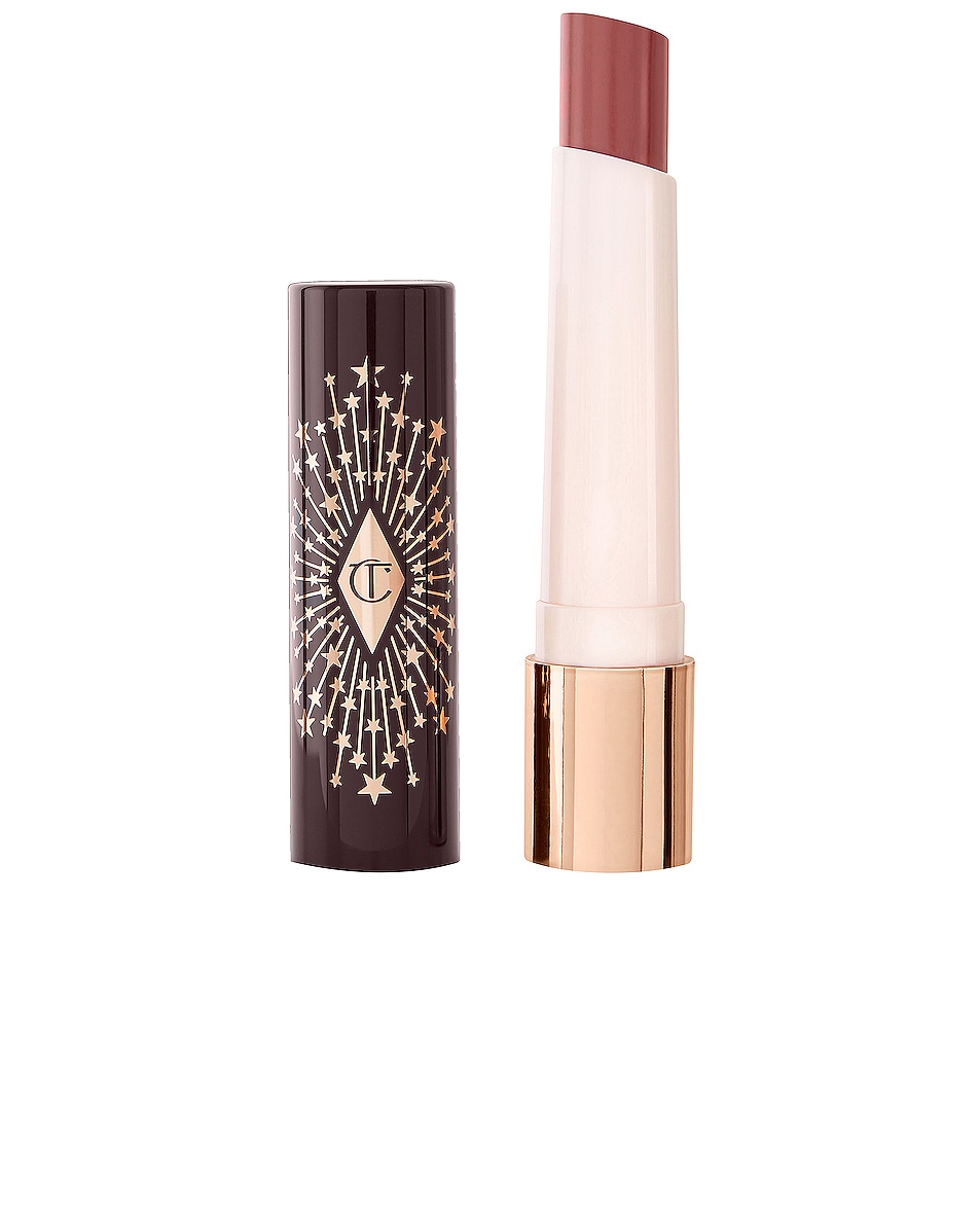 Image 1 of Charlotte Tilbury Hyaluronic Happikiss Lipstick in Pillow Talk