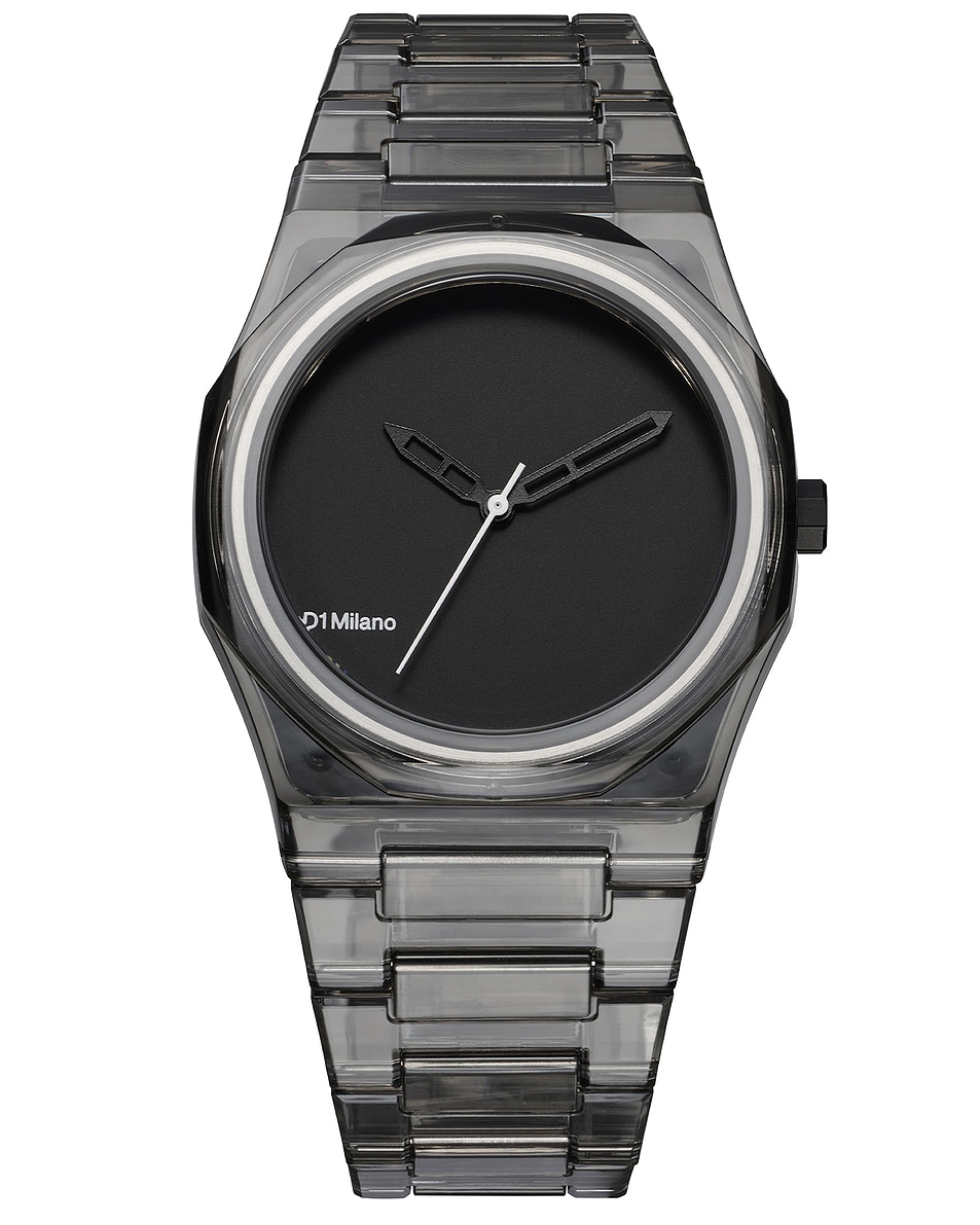 Image 1 of D1 Milano Nylon 39mm Watch in Exp Black