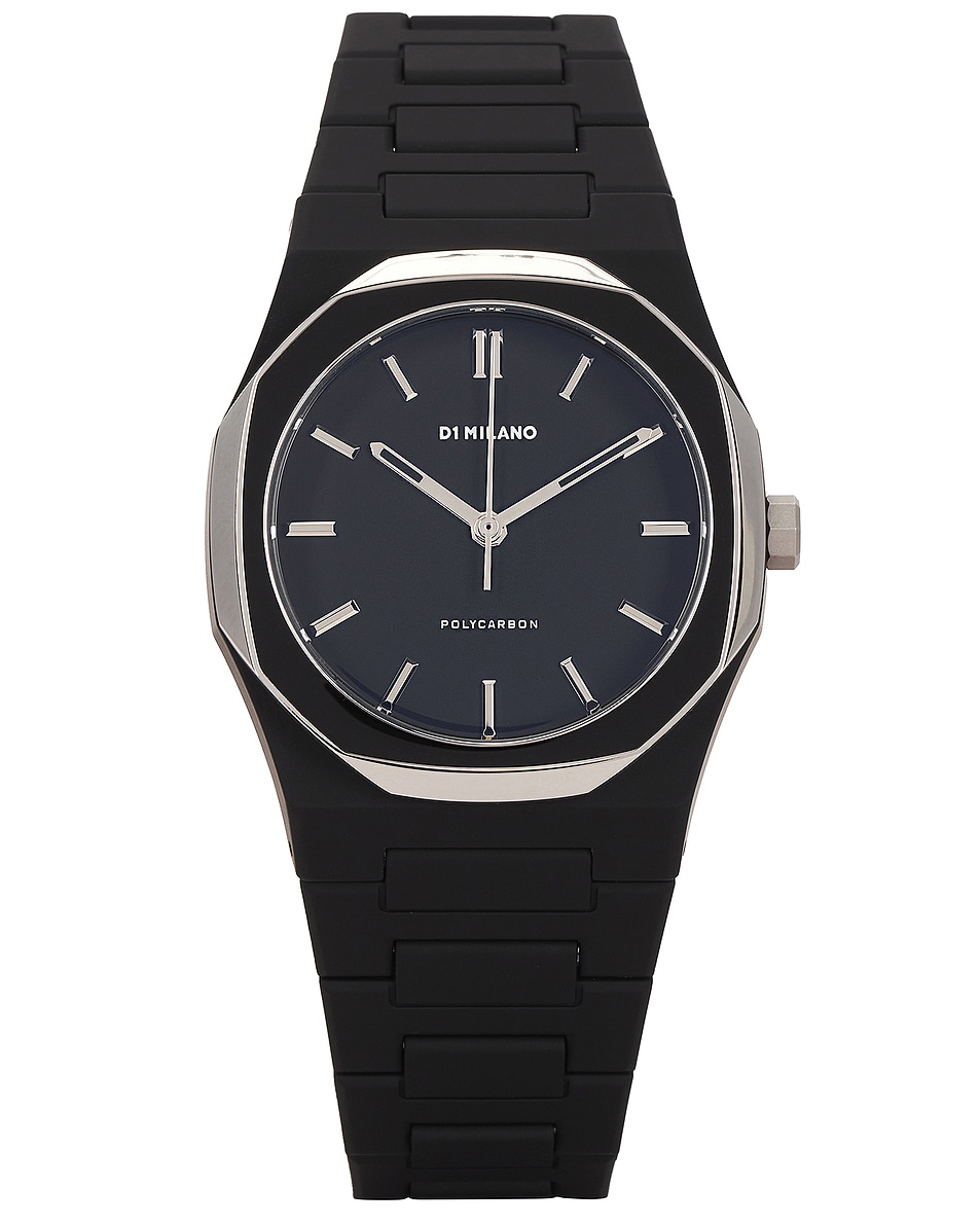 Image 1 of D1 Milano Polycarbon 37mm Watch in Nebula Black