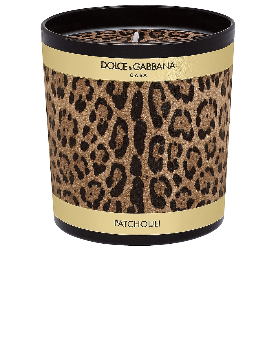 Image 1 of Dolce & Gabbana Casa Leopard Patchouli Scented Candle in Leopard