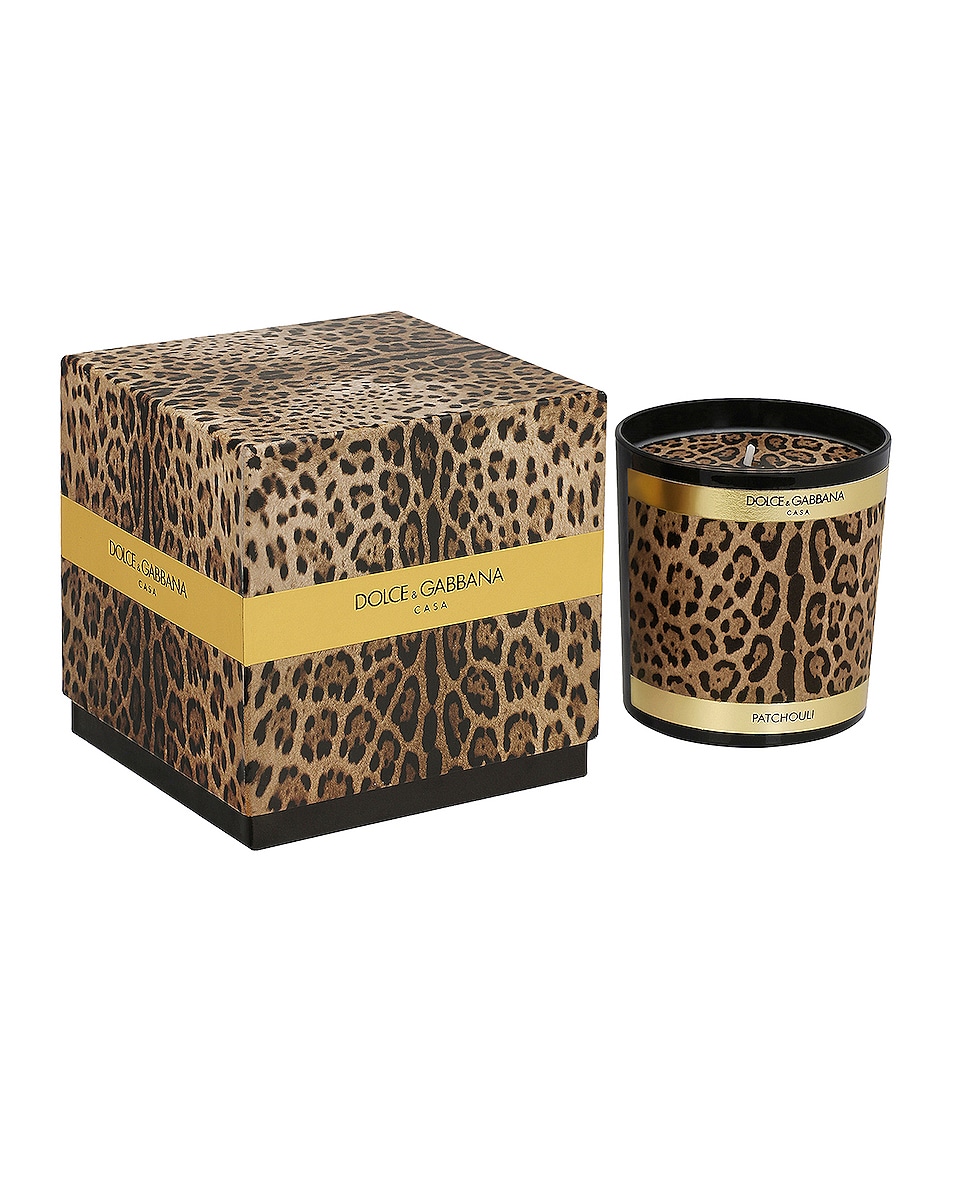 Image 1 of Dolce & Gabbana Casa Leopard Patchouli Scented Candle in 