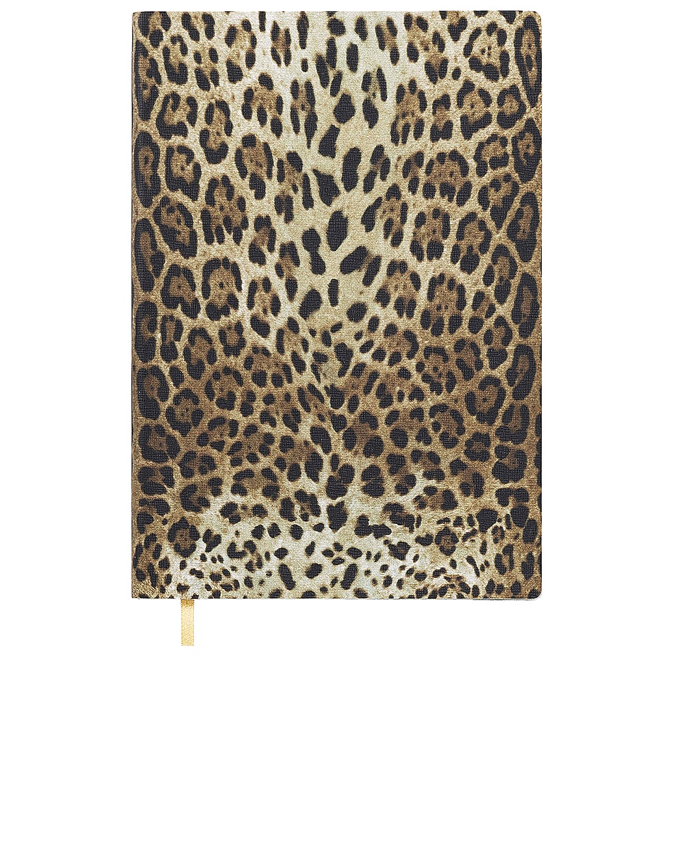 Image 1 of Dolce & Gabbana Casa Medium Leopard Notebook in Leopard