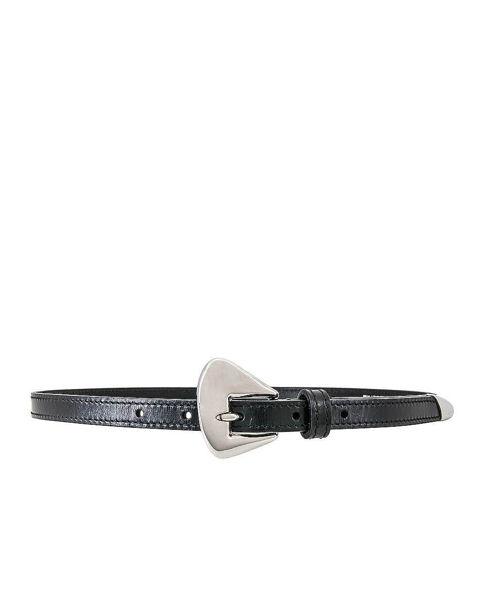 Image 1 of DEHANCHE Hilma Belt in Black & Silver