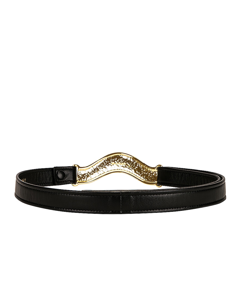DEHANCHE Brancusi Belt in Black & Gold | FWRD