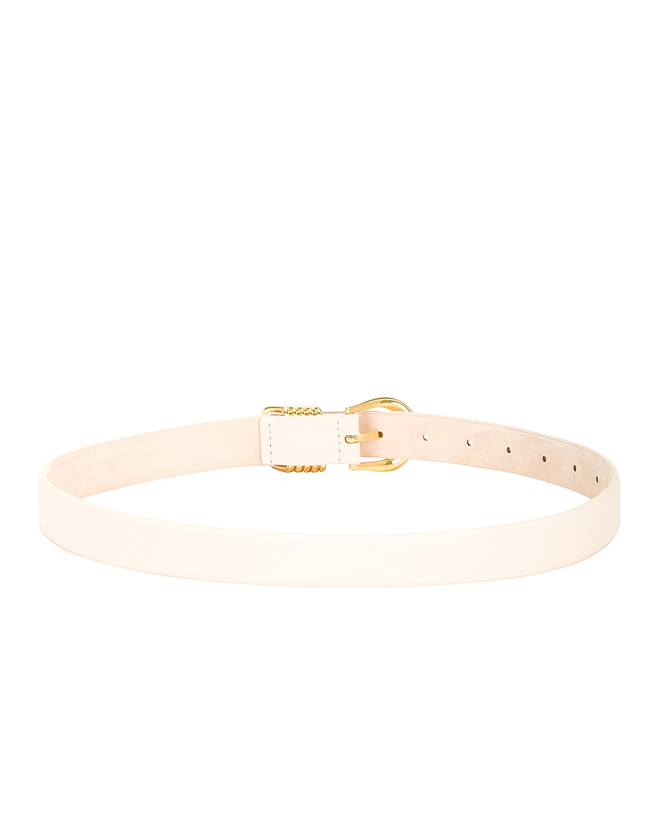 DEHANCHE Hollyhock Belt in Ivory & Gold | FWRD