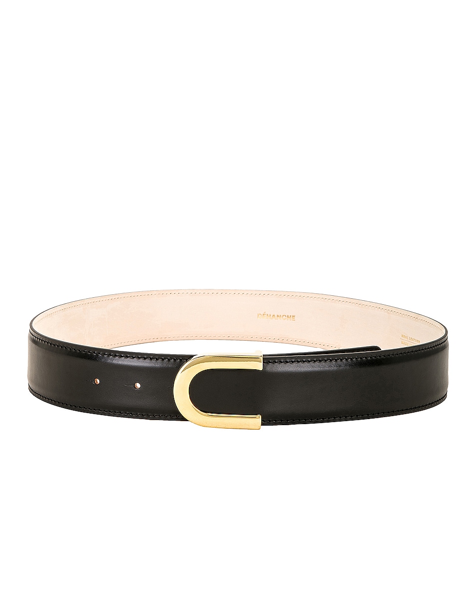 DEHANCHE Clip Belt in Black & Gold | FWRD