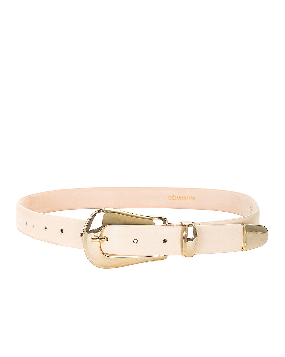 Image 1 of DEHANCHE Colette Belt in Ivory & Pale Gold
