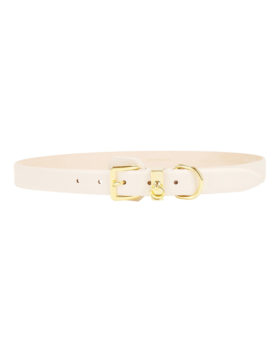 Image 1 of DEHANCHE Jolinard Belt in White & Gold