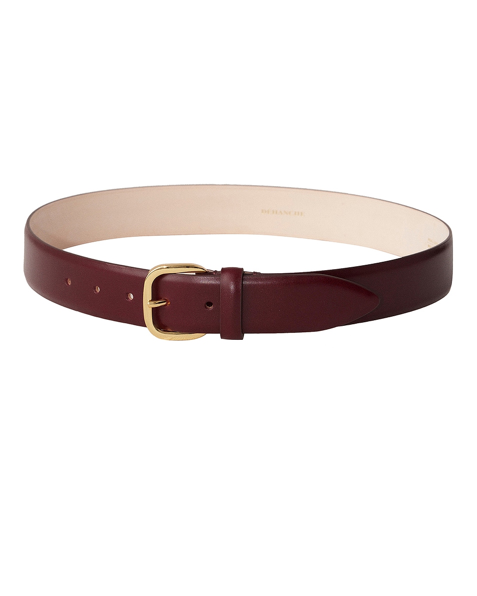 Image 1 of DEHANCHE Jeanne Belt in Bordeaux & Gold