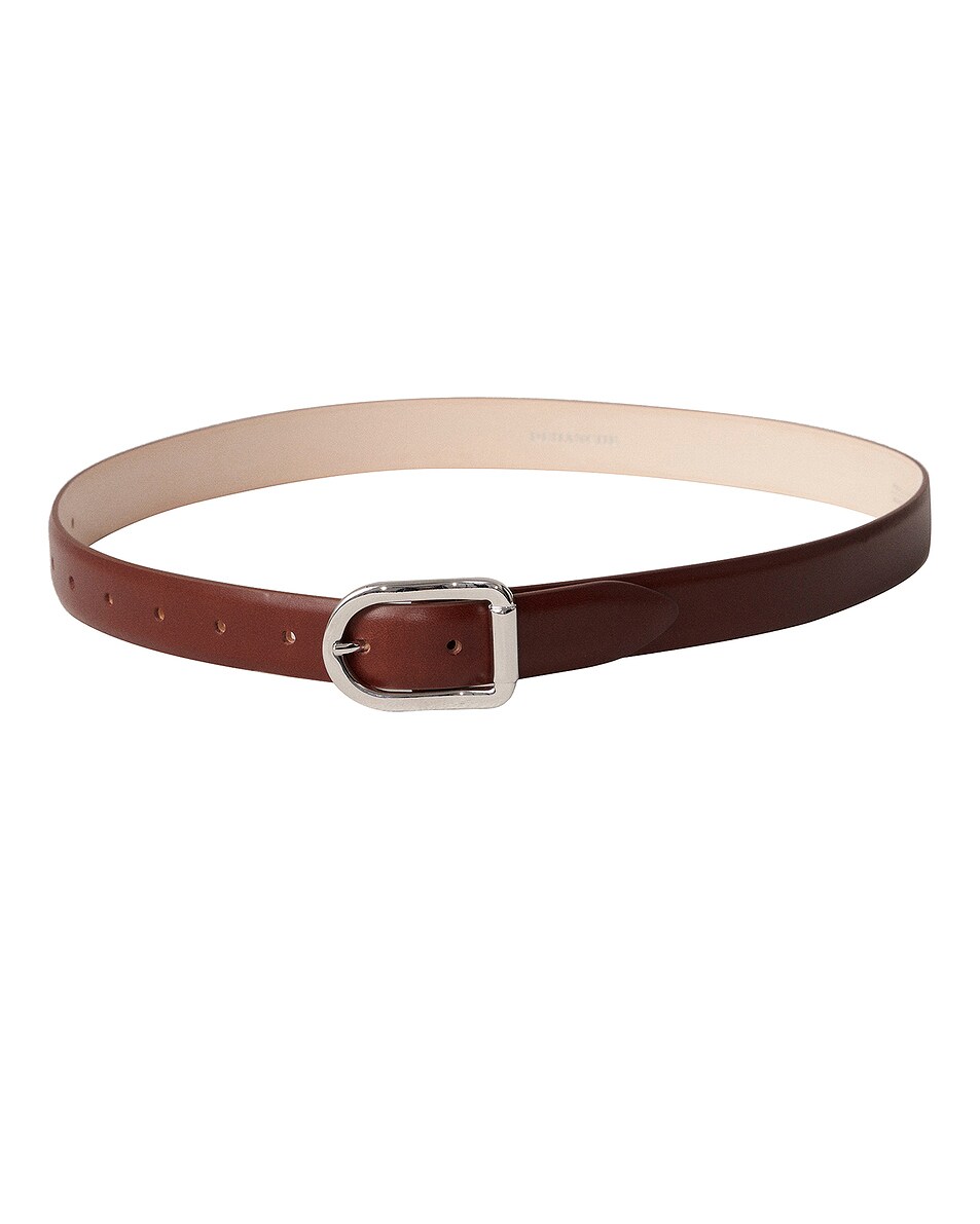 Image 1 of DEHANCHE Mija Belt in Mahogany & Silver