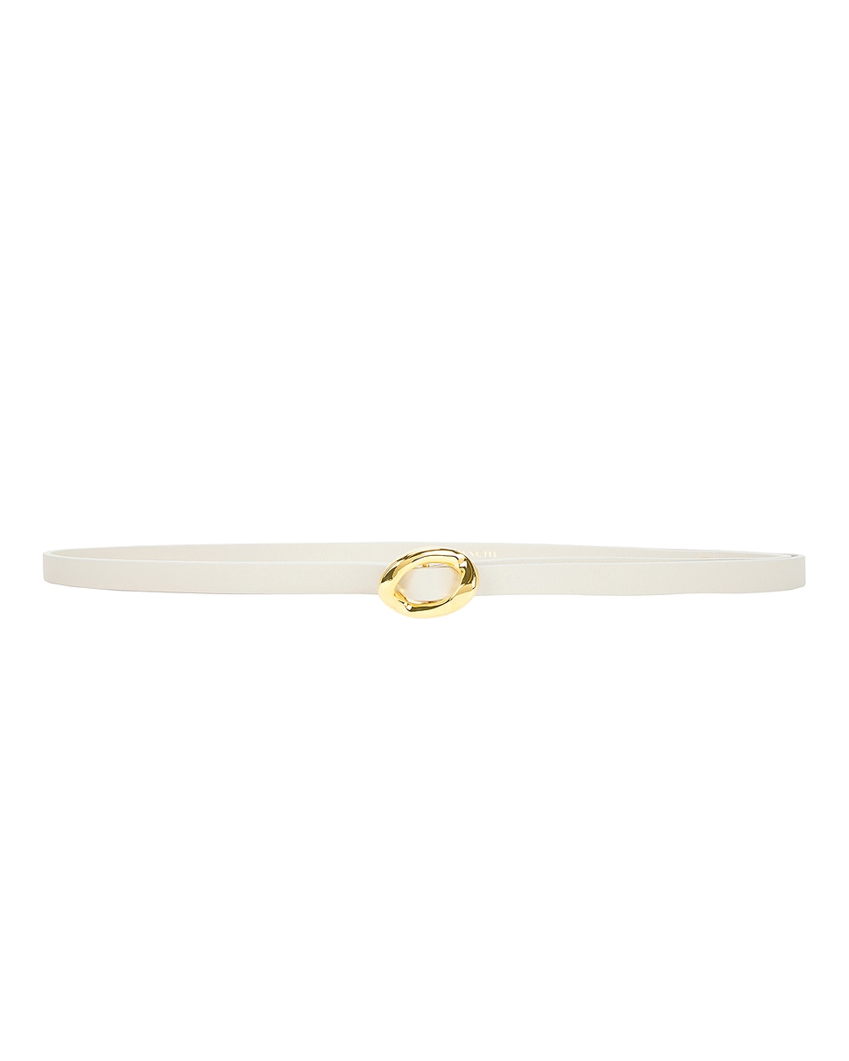 Image 1 of DEHANCHE Orbite Belt in Ivory & Gold