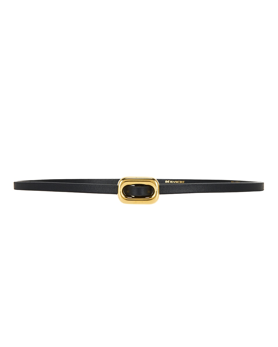 Image 1 of DEHANCHE Venura Belt in Black & Gold