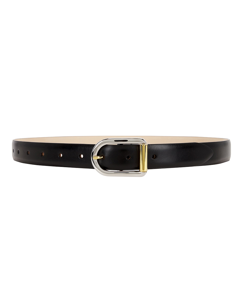 Image 1 of DEHANCHE Mija Belt in Black & Mixed Metal