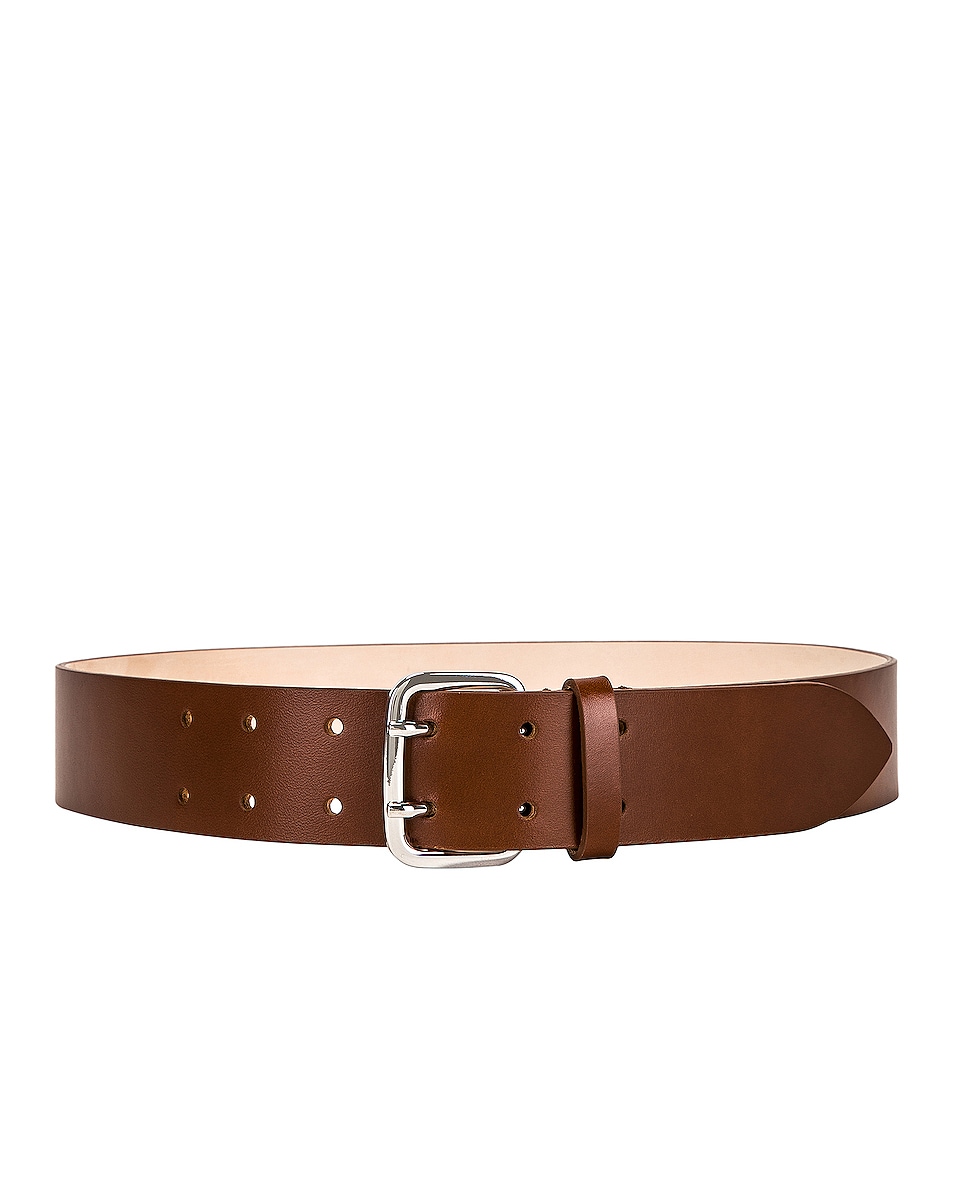 Image 1 of DEHANCHE Hutch Belt in Camel & Silver