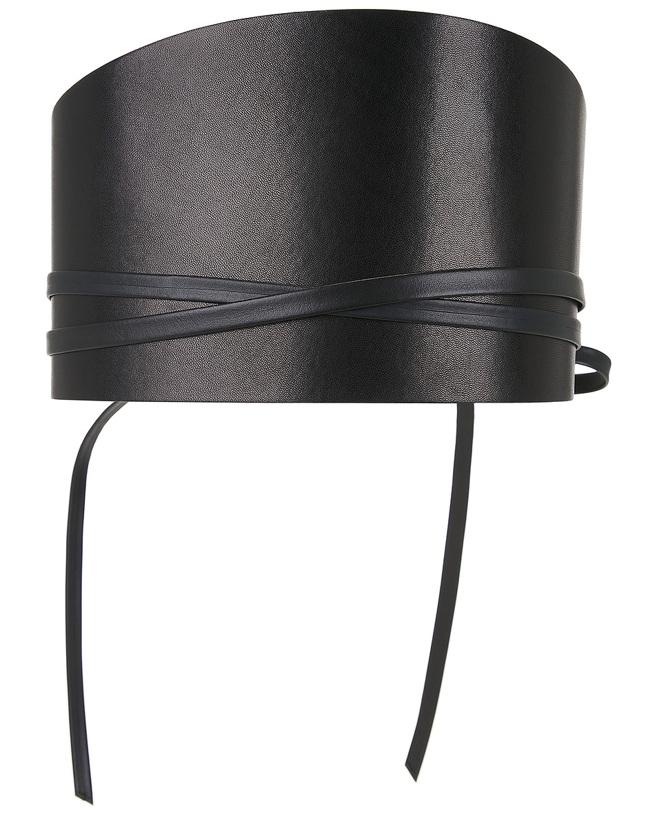 Image 1 of DEHANCHE Undone Corset Short Belt in Black