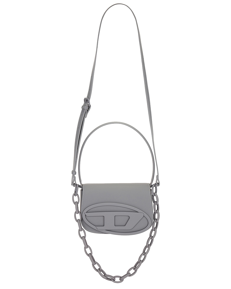 Image 1 of Diesel Loop & Chain Handbag in Grey