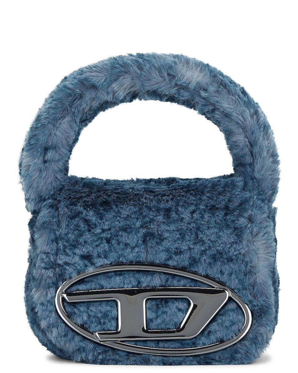 Image 1 of Diesel Furry Handbag in Blue