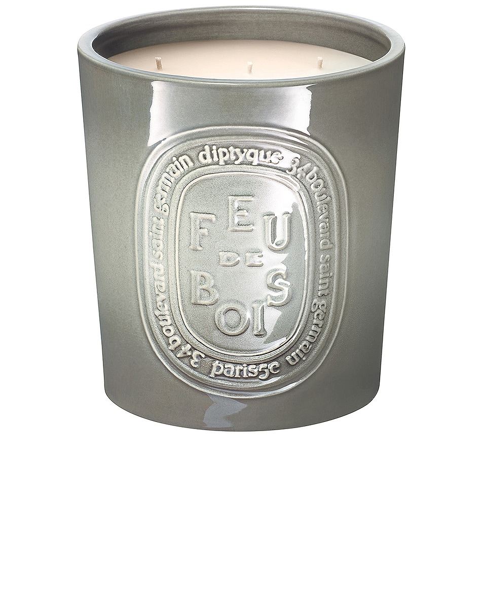 Image 1 of Diptyque Wood Fire Interior & Exterior Candle in Feu
