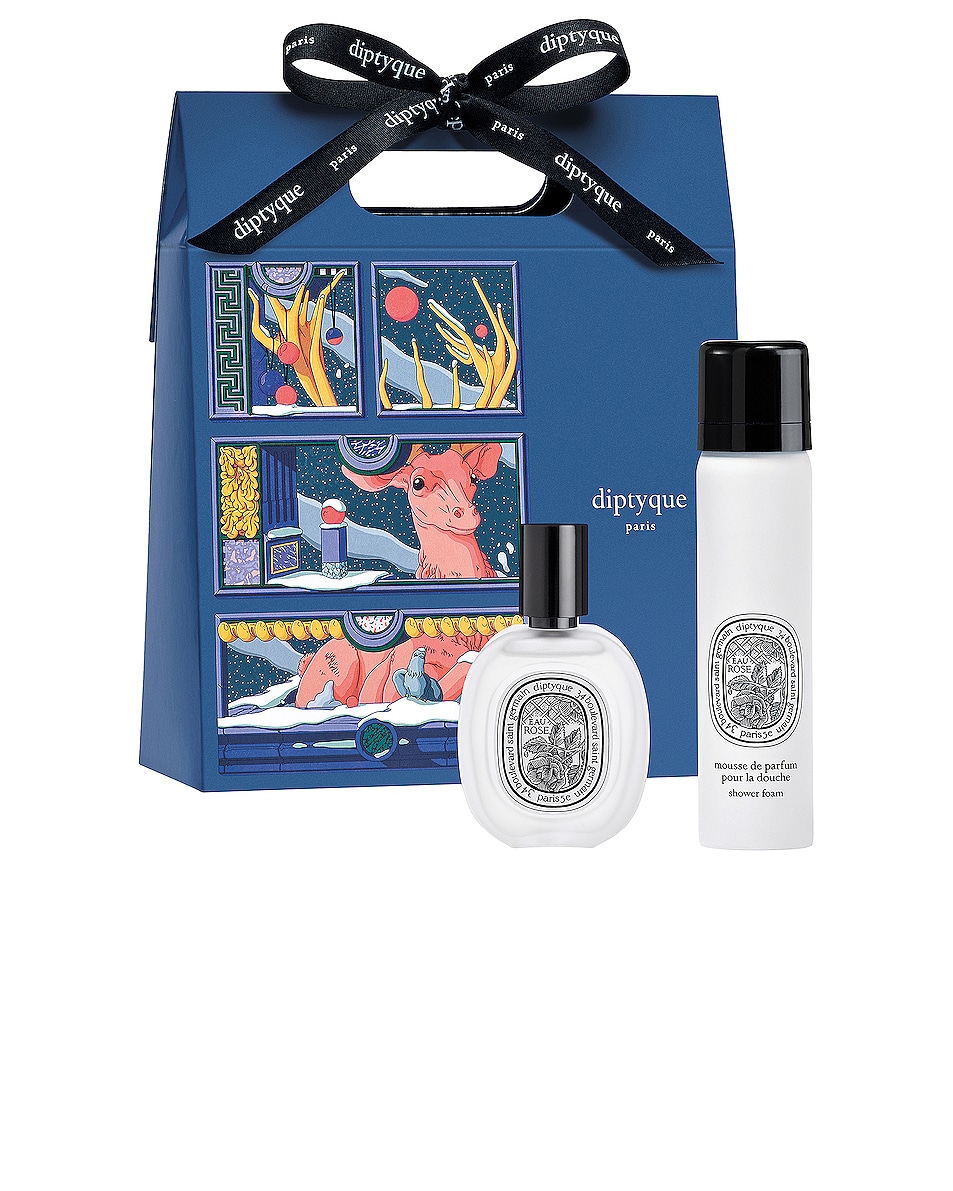Image 1 of Diptyque Eau Rose Limited Edition Holiday Set in 