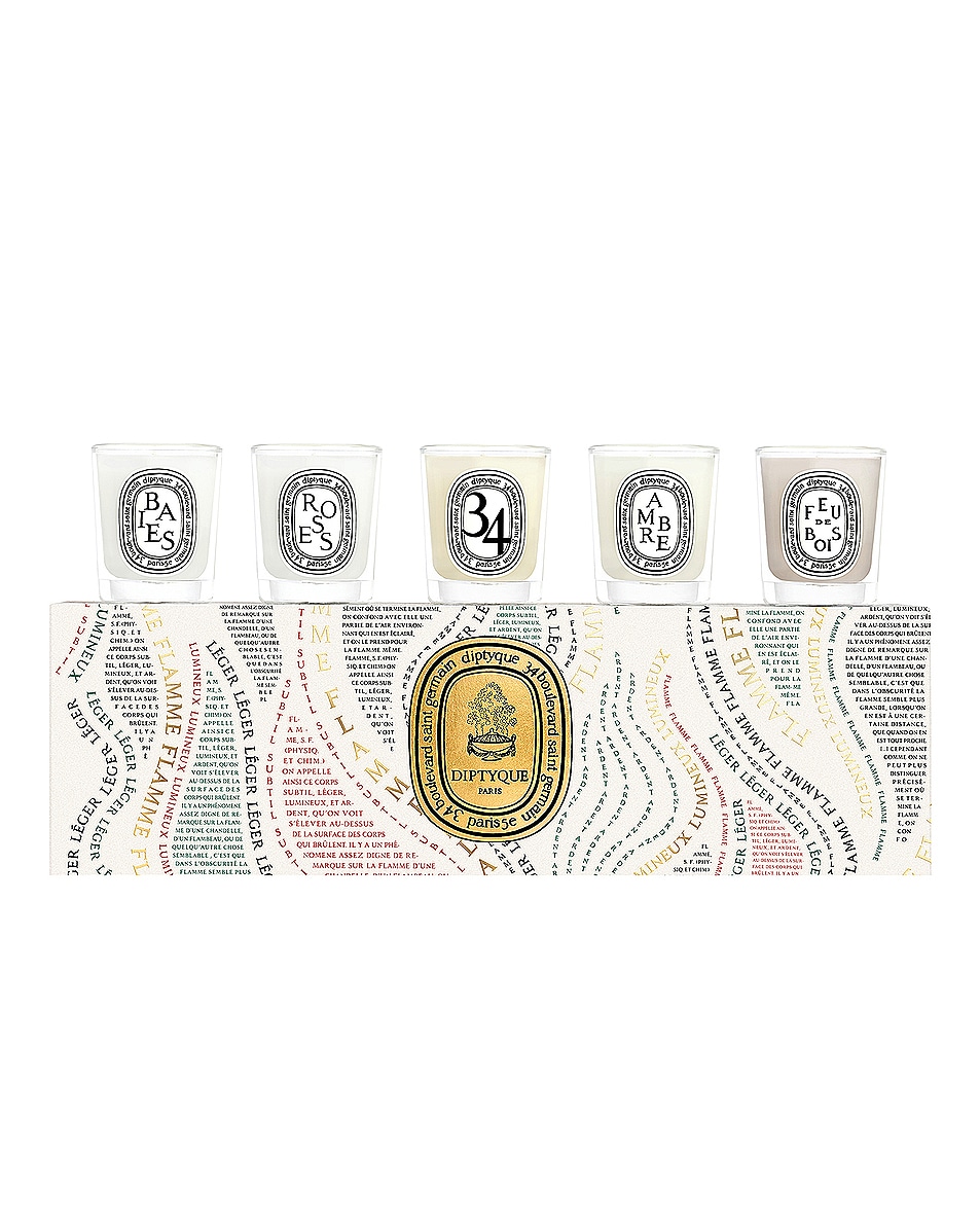 Diptyque Miniature Candle Set Of 5 FWRD