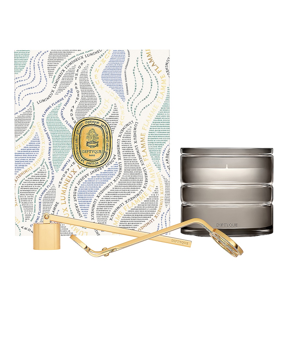 Image 1 of Diptyque La Valle Du Temps Candle Ritual Set in 