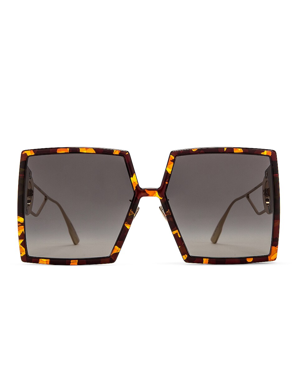 Image 1 of Dior Square Sunglasses in Tortoise