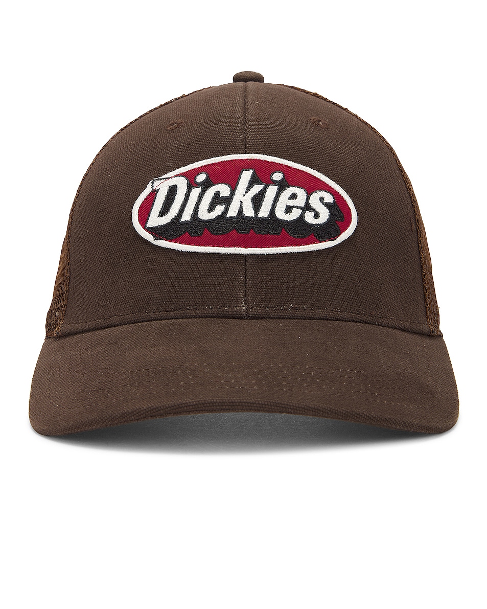 Image 1 of Dickies Trucker Hat in Dark Brown